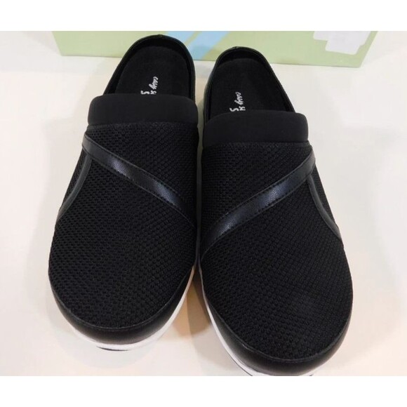 Easy Street Getup Slip On Sneaker Comfort  Mules sz 6  M Black   Fabric - Picture 1 of 7